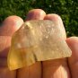 Libyan Desert Glass Meteorite Tektite impact specimen(110 crt)dimples yellow