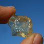 Libyan Desert Glass Meteorite Tektite impact specimen( 26 cart)dimples Real Gem