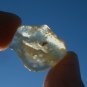Libyan Desert Glass Meteorite Tektite impact specimen( 26 cart)dimples Real Gem