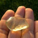 Libyan Desert Glass Meteorite Tektites Impact specimen( 47 crt) dimples Real GEM