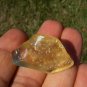Libyan Desert Glass Meteorite Tektite impact specimen( 44 crt) dimples Real Gem