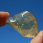 Libyan Desert Glass Meteorite Tektite impact specimen( 44 crt) dimples Real Gem