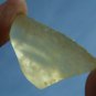 Libyan Desert Glass Meteorite Tektite impact specimen( 88 crt) dimples Real Gem
