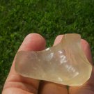 Libyan Desert Glass Meteorite Tektite impact specimen( 150 crt)dimples Real Gem