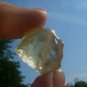 Libyan Desert Glass Meteorite Tektite impact specimen( 47 crt) dimples Real Gem