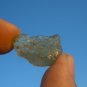Libyan Desert Glass Meteorite Tektite impact specimen( 17 crt) dimples Real Gem