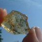 Libyan Desert Glass Meteorite Tektite impact specimen( 12 crt)dimples Real Gem