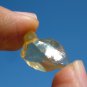Libyan Desert Glass Meteorite Tektite impact specimen( 14 cart)dimples Real Gem