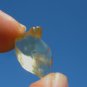 Libyan Desert Glass Meteorite Tektite impact specimen( 14 cart)dimples Real Gem