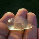 Libyan Desert Glass Meteorite Tektite impact specimen( 25 crt) dimples Real Gem