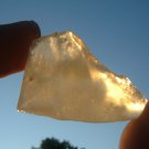 Libyan Desert Glass Meteorite Tektite impact specimen( 75 crt) dimples Real Gem