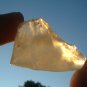 Libyan Desert Glass Meteorite Tektite impact specimen( 75 crt) dimples Real Gem