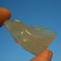Libyan Desert Glass Meteorite Tektite impact specimen( 75 crt) dimples Real Gem