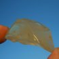 Libyan Desert Glass Meteorite Tektite impact specimen( 75 crt) dimples Real Gem