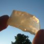 Libyan Desert Glass Meteorite Tektite impact specimen( 75 crt) dimples Real Gem