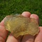 Libyan Desert Glass Meteorite Tektite impact specimen( 125 crt)dimples Real Gem