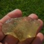 Libyan Desert Glass Meteorite Tektite impact specimen( 125 crt)dimples Real Gem