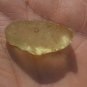 Libyan Desert Glass Meteorite Tektite impact specimen( 33 crt) dimples Real Gem