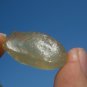 Libyan Desert Glass Meteorite Tektite impact specimen( 33 crt) dimples Real Gem
