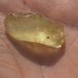 Libyan Desert Glass Meteorite Tektite impact specimen( 33 crt) dimples Real Gem