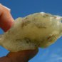Libyan Desert Glass Meteorite Tektites Impact specimen( 630 crt) dimples DARK
