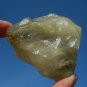 Libyan Desert Glass Meteorite Tektites Impact specimen( 630 crt) dimples DARK