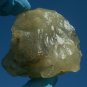 Libyan Desert Glass Meteorite Tektites Impact specimen( 630 crt) dimples DARK