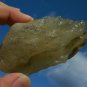 Libyan Desert Glass Meteorite Tektites Impact specimen( 630 crt) dimples DARK