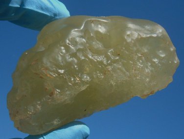Libyan Desert Glass Meteorite Tektite impact specimen(1300 carats ) REAL BIG GEM