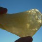 Libyan Desert Glass Meteorite Tektites Impact specimen (425 crt) dimples yellow