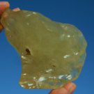 Libyan Desert Glass Meteorite Tektite impact specimen( 1500 cart )dimples yellow
