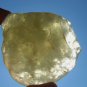 Libyan Desert Glass Meteorite Tektite impact specimen( 1500 cart )dimples yellow