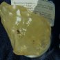 Libyan Desert Glass Meteorite Tektite impact specimen( 1500 cart )dimples yellow