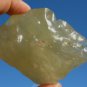 Libyan Desert Glass Meteorite Tektite impact specimen( 1500 cart )dimples yellow