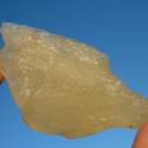 Libyan Desert Glass Meteorite Tektites Impact specimen (475 crt) dimples yellow