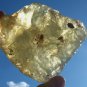 Libyan Desert Glass Meteorite Tektite impact specimen(575 crt)dimples yellow Gem