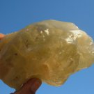 Libyan Desert Glass Meteorite Tektite impact specimen( 3000 crt )dimples~0.6 Kg