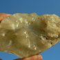 Libyan Desert Glass Meteorite Tektite impact specimen( 3000 crt )dimples~0.6 Kg