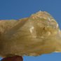 Libyan Desert Glass Meteorite Tektite impact specimen( 3000 crt )dimples~0.6 Kg