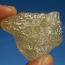 Libyan Desert Glass Meteorite Tektite impact specimen(80crt)dimples yellow Gem