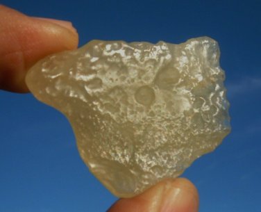 Libyan Desert Glass Meteorite Tektite impact specimen(80crt)dimples yellow Gem