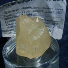 Libyan Desert Glass Meteorite Tektite impact specimen( 200 crt ) soft yellow