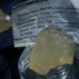 Libyan Desert Glass Meteorite Tektite impact specimen( 65 crt) dimples Real Gem