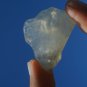 Libyan Desert Glass Meteorite Tektite impact specimen( 65 crt) dimples Real Gem