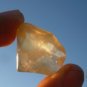 Libyan Desert Glass Meteorite Tektite impact specimen( 40 crt) dimples Real Gem