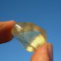 Libyan Desert Glass Meteorite Tektite impact specimen( 40 crt) dimples Real Gem