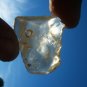 Libyan Desert Glass Meteorite Tektite impact specimen( 36 crt) dimples Real Gem