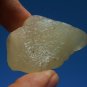 Libyan Desert Glass Meteorite Tektite impact specimen( 140 cart)dimples yellow