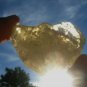 Libyan Desert Glass Meteorite Tektite impact specimen( 175 crt) Crystalite REAR