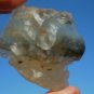 Libyan Desert Glass Meteorite Tektite impact specimen( 430 crt)dimples Gem Dark